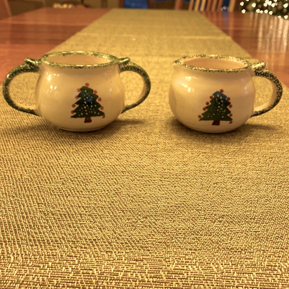 Loomco Christmas Sugar & Creamer